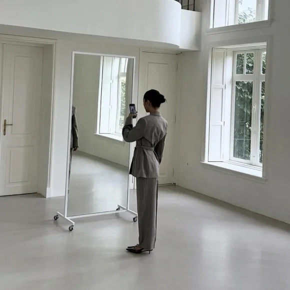 ZARA Brown Taupe 100% Wool Belted Blazer Jacket Coat ZW Collection Gray XS NWT - Picture 9 of 16